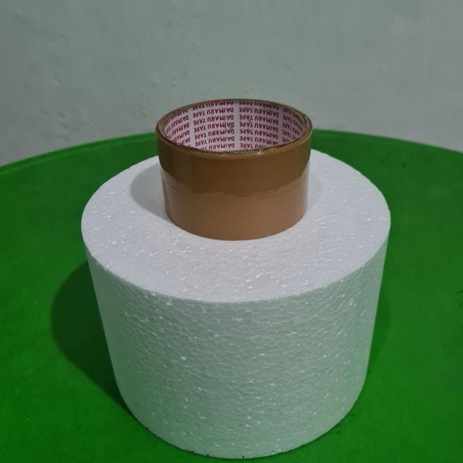 D18x120cm Gabus Styrofoam Bulat Dummy Cake