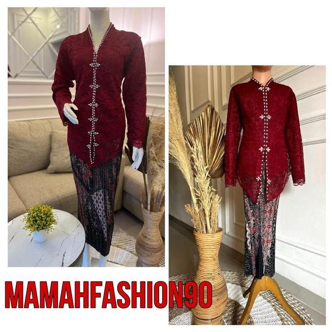 Kebaya Anak Dan Ibu Encim Couple / Kebaya Ibu Encim Brukat / Kebaya Anak Cantik / Kebaya Ibu Pesta /