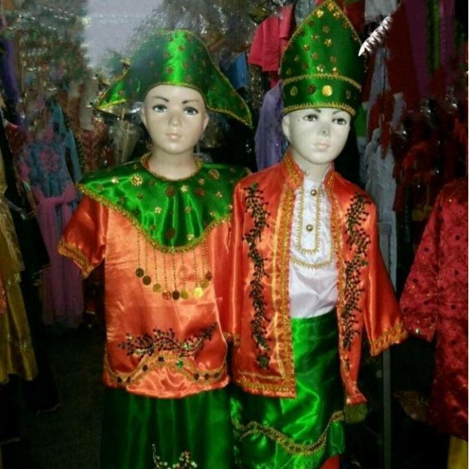 Baju Adat Banjarmasin Anak Pakaian Aksesoris