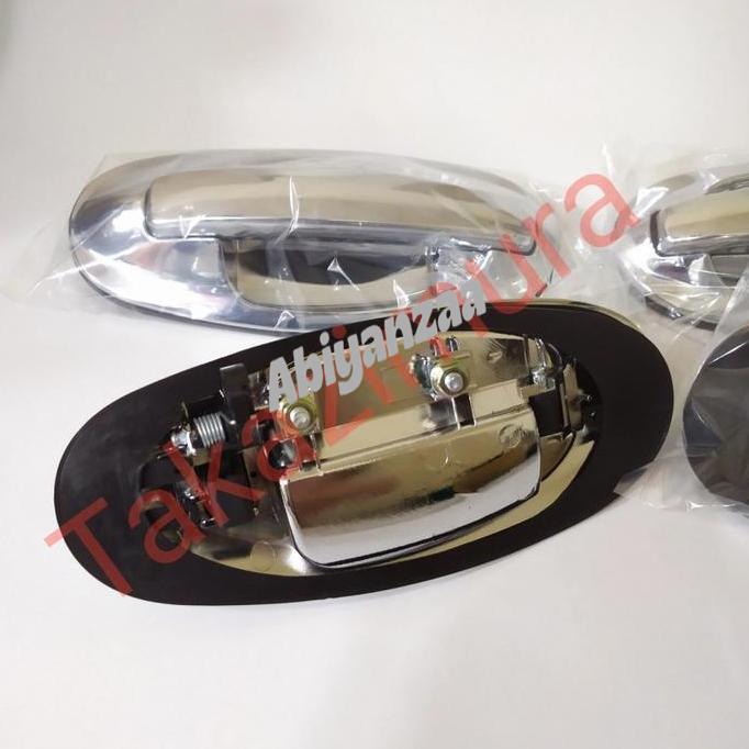 KOMPONEN TRANSMISI MOBIL] GAGANG PINTU HANDLE OUTER CHROME MODEL KOREA MOBIL AVANZA XENIA LAMA 2004 