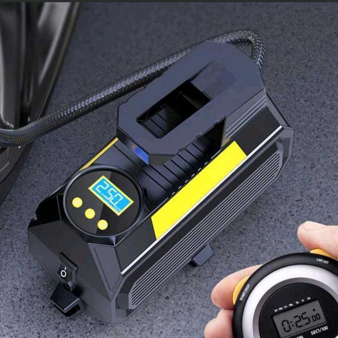 Pompa Ban Mobil Elektrik Portable Pompa Angin listrik Pum 150 PSI