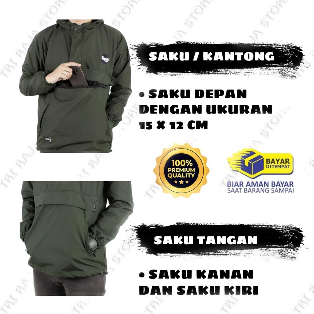 TERMURAH ( COD ) Jaket Parasut Big Size Pria - Jaket Waterproof Pria ukuran besar - Jaket Parasut Pr