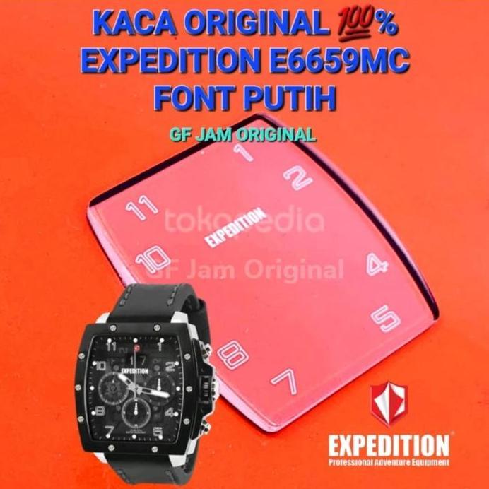 KACA JAM TANGAN EXPEDITION E6659 E 6659 ORIGINAL 100% PART DIJAMIN