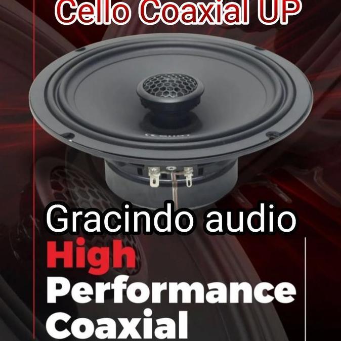 Speaker Cello Coaxial UP 6.5inch Plug N Play Pintu Mobil Toyota Innova Zenix Original Cello