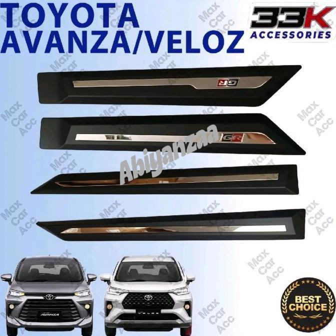 NEW..] LIST BODY SAMPING AVANZA XENIA VELOZ 2022 2023  GR HITAM CAR TAHAN LAMA