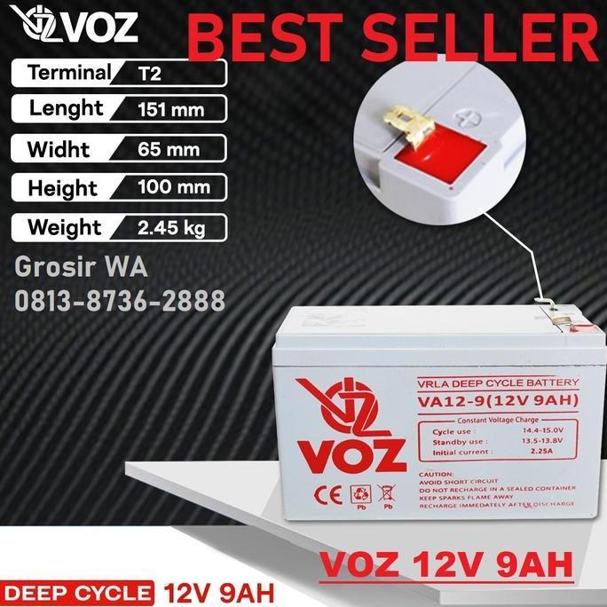 Battery Vrla 12V 9Ah Baterai aki ups 12V 9Ah