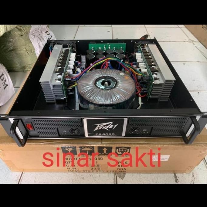 Promo Peavey Cs 6080 Cs6080 Power Amplifier