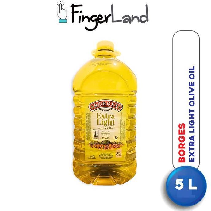 Borges Extra Light Olive Oil 5 Liter Minyak Zaitun