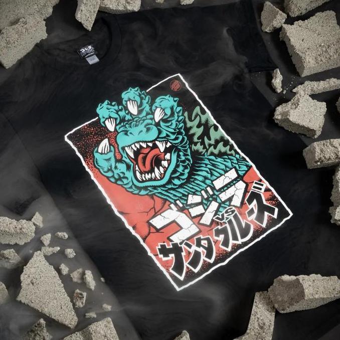Tshirt Santa Cruz Gozilla Hand Front / Original Santa Cruz Tee Limited