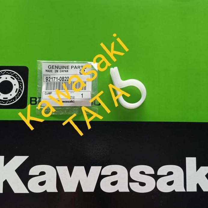 Klem selang rem KLX 450. Original Kawasaki.
