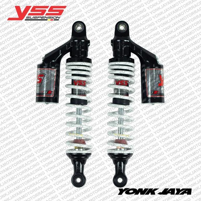 SHOCK YSS ABSORBER G2 RC302-340T-15-82-X 340MM SHOGUN/SMASH BLACK/WHITE murah