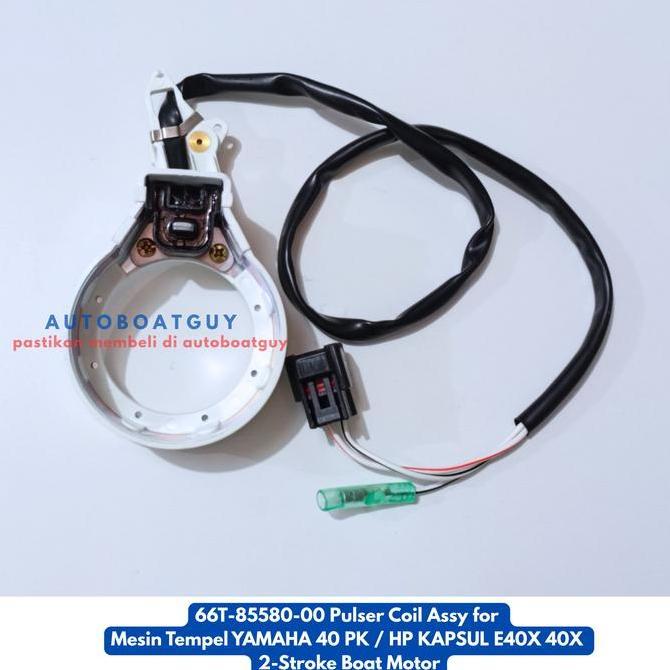 66T-85580-00 Pulser Coil Assy for Mesin Tempel YAMAHA 40 PK / HP Kapsul E40X 40X 2-Stroke Boat Motor