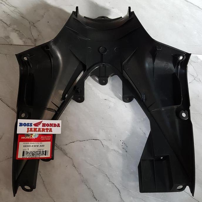 SPAREPART REVO : 64320-KWW-A00 LEGSHIELD COVER TUTUP BODY TENGAH BAWAH KONTAK REVO ABSOLUTE / COVER 