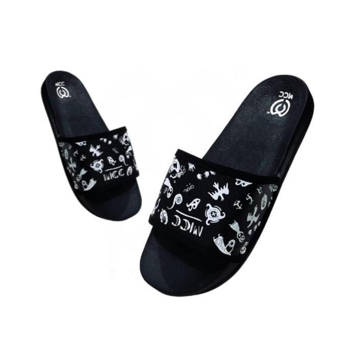 M STREET - AFRIKA DC - Promo Sandal Slop Slip On Distro Casual Pria Wanita Dewasa Karet Shoes Sendal