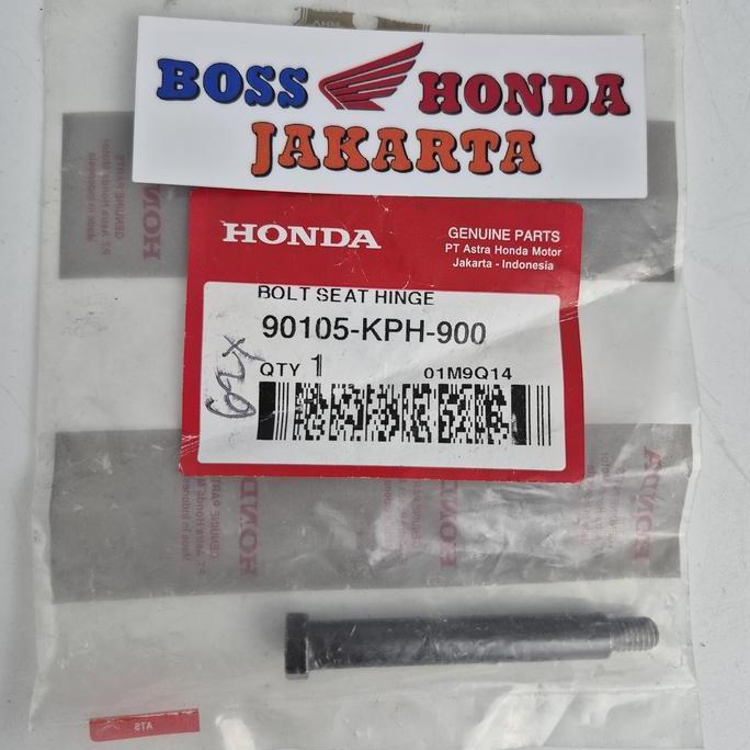 90105-KPH-900 : Bolt Seat Hinge Honda Revo, Supra X 125, Vario 110 Karbu,Supra X 125 Injection, New 
