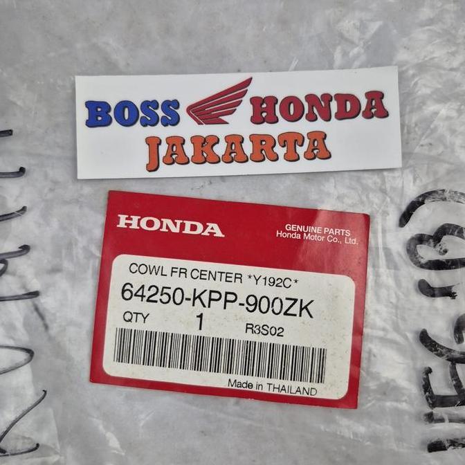 SPAREPART CBR 150 R OLD CARBU : 64250-KPP-900ZK COVER LAMPU DEPAN KUNING CBR 150 R KARBU / BATOK LAM