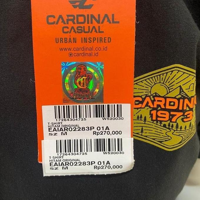 Cardinal Casual T-Shirt Cardinal Casual Original Reguler untuk Pria