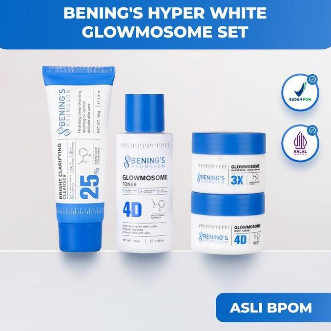 (Live Special dr. Oky) Bening's Paket Kromosom Hyper White Glowmosome Set