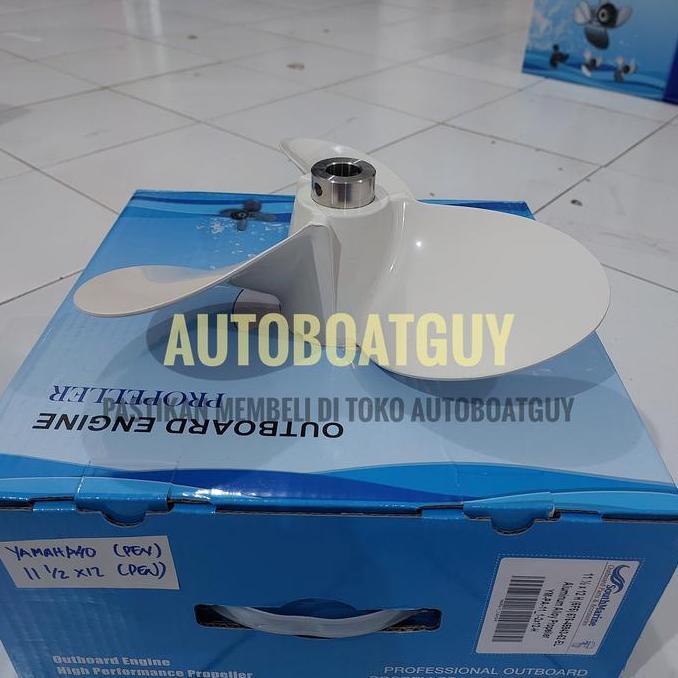 Propeller YAMAHA 40 PK HP tipe PEN  11 1/2 X 12  (Pitch 12) 676-45943-62 Kipas Baling Baling Mesin T
