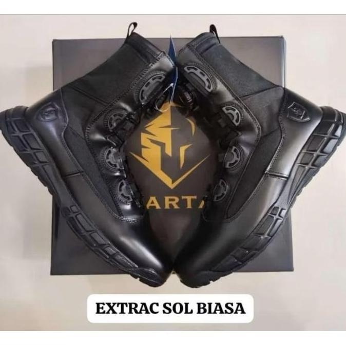Sepatu PDL Extrack Tactical dan Spartan Tali Putar