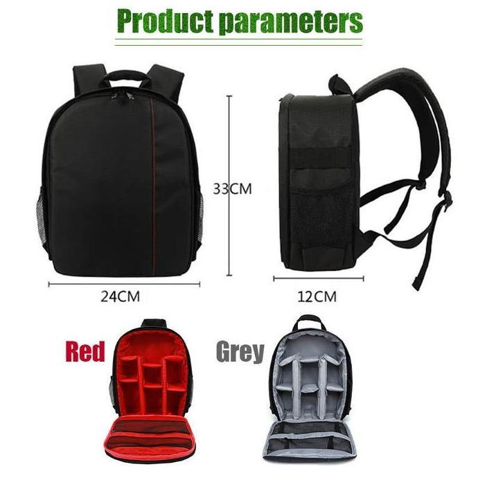WALMERA Tas Ransel Kamera Backpack Waterproof Shockproof / Tas Kamera Ransel Backpack Mirrorless DSL
