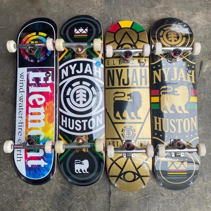Element skateboard fullset setup with truck pemula