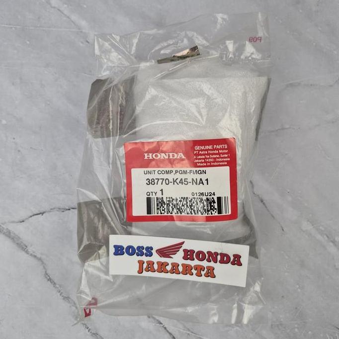 SPAREPART CBR 150 R K45N : 38770-K45-NA1 PGMFI CBR 150 R K45N / ECU CBR 150 R K45N / CDI CBR 150 R K
