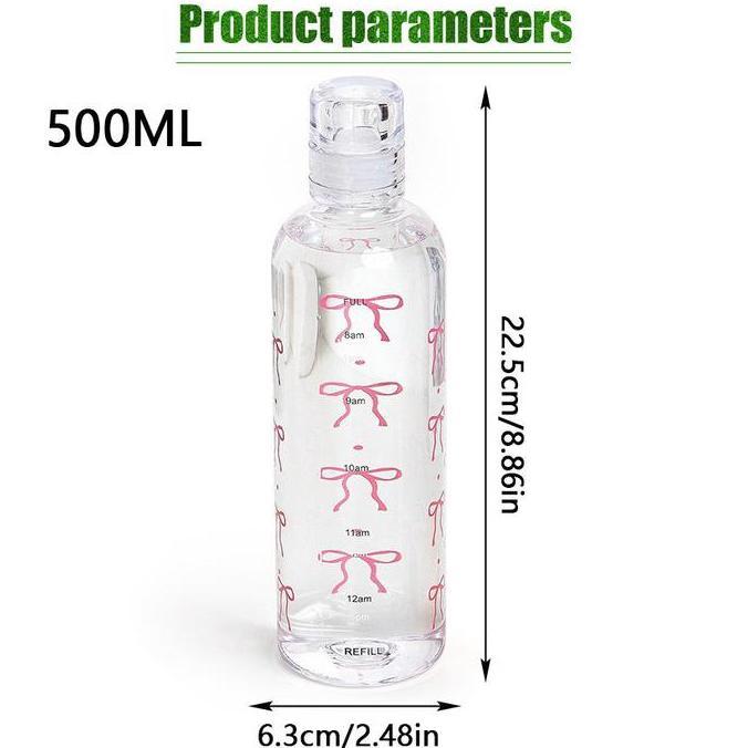 WALMERA Coquette Plastic Water Bottle Coquette Korea / Botol Plastik Air Minum Coquette / Gelas Coqu