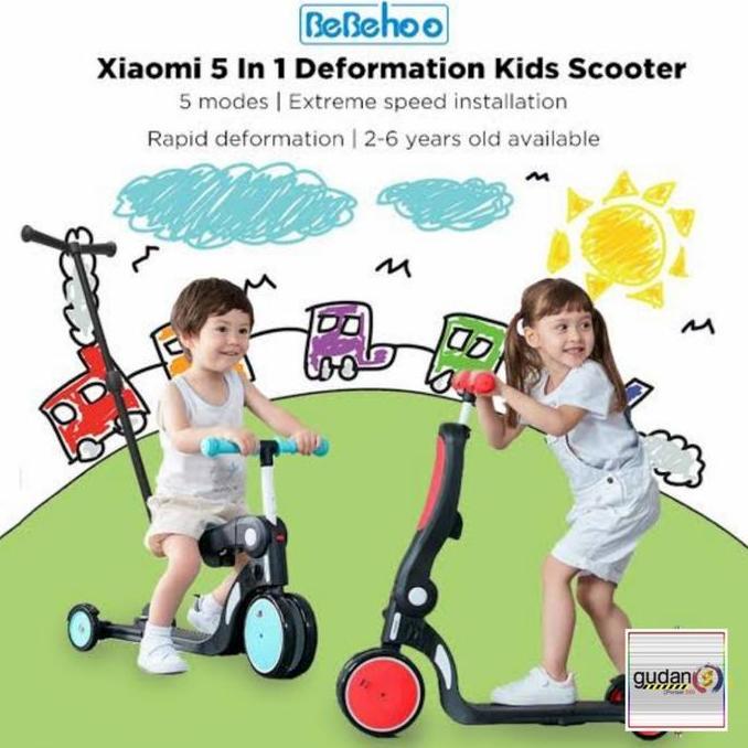 BEBEHOO 5 IN 1 KIDS SCOOTER OTOPED