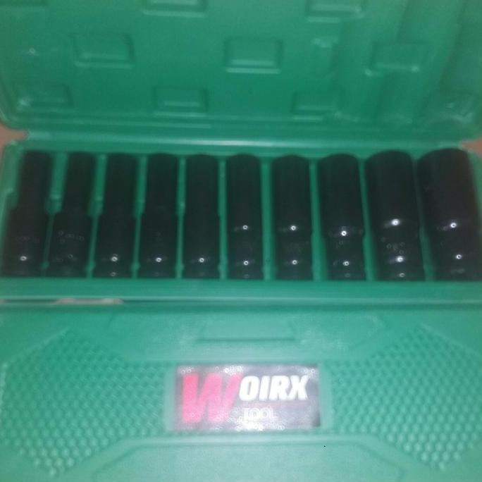 HATSUD Mata Sok Impact Mata Socket Panjang 1/2 Kunci Mata Sok 8mm-24mm WOIRX