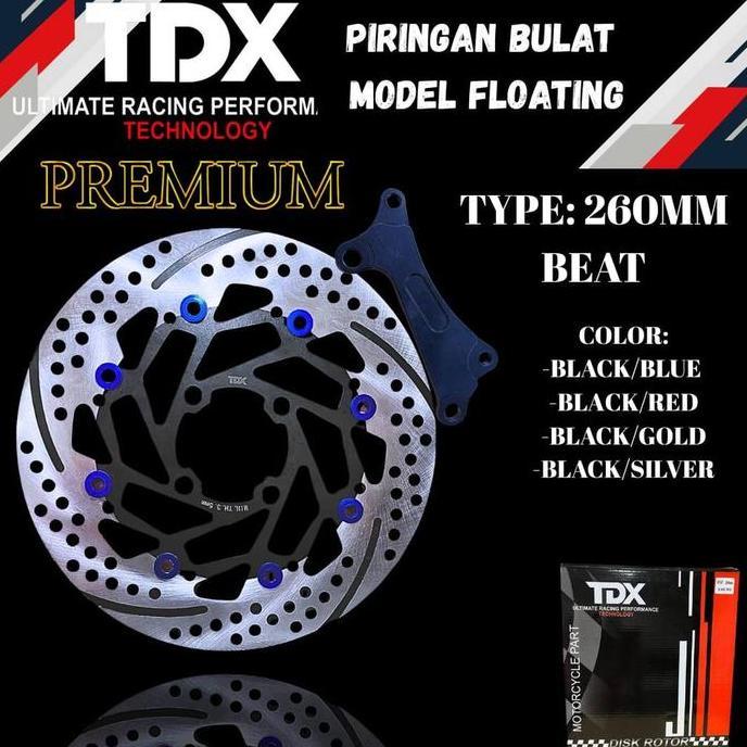 PIRINGAN CAKRAM TDX MODEL FLOATING 260MM BEAT 4 LUBANG PIRINGAN BULAT BEAT VARIASI TDX PREMIUM PNP B