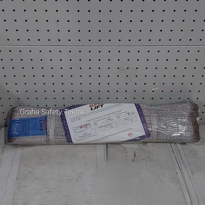 Ready SUPERLIFT Polyester Webbing sling 4 ton x 4 meter / tali angkat webing