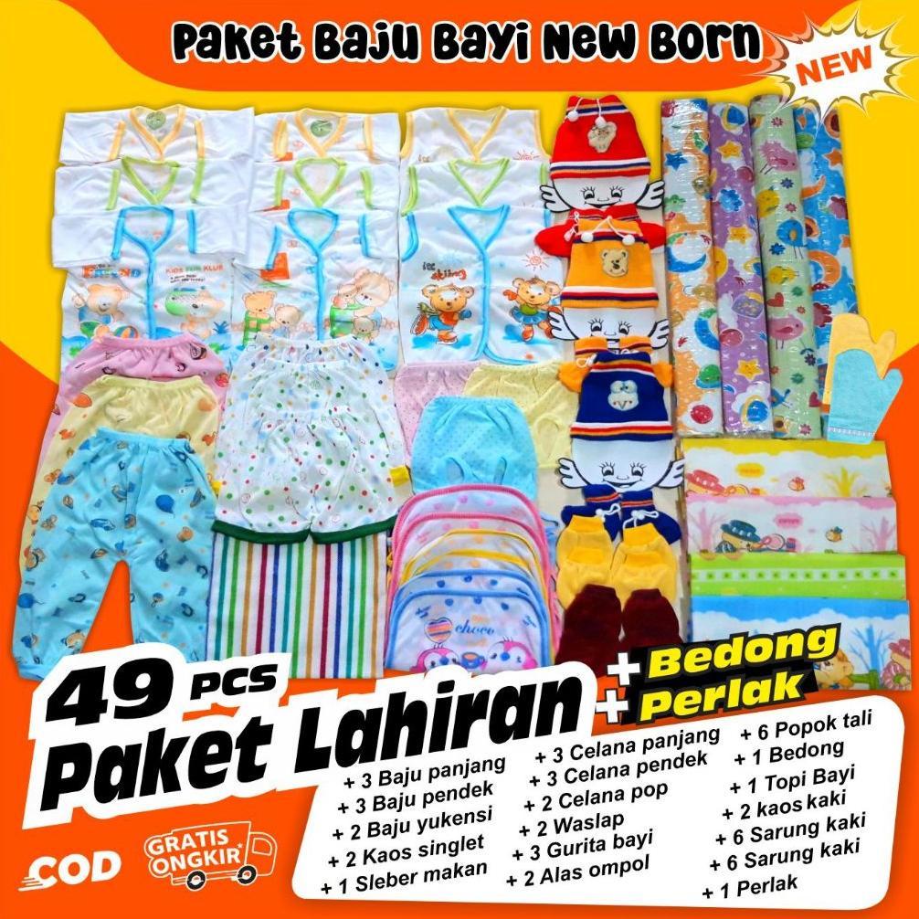 CUCI GUDANG Baju Bayi Paket Lahiran Lengkap - Perlengkapan Bayi Baru Lahir, Set New Born Baby, Kado 