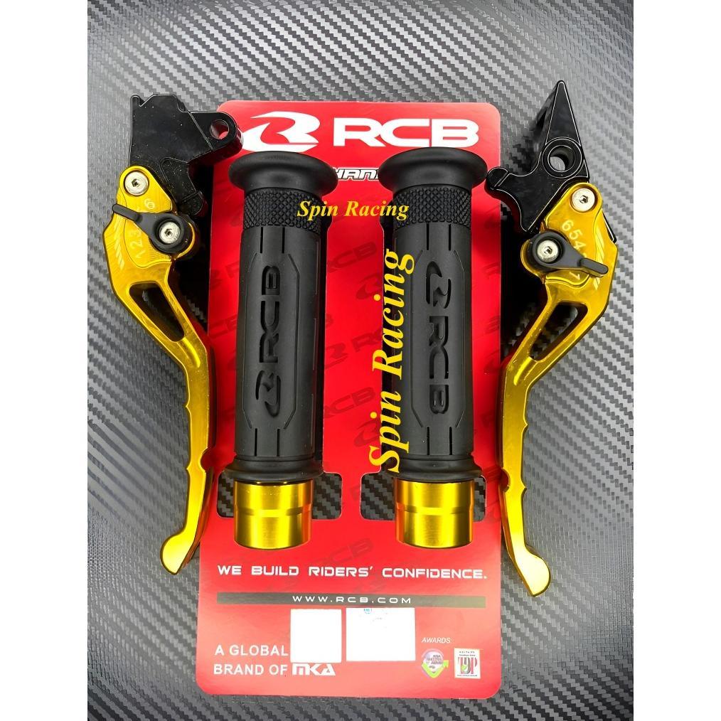 KAMPOENGREADY HANDGRIP RCB ORIGINAL RCB HG77 + JALU STANG BULAT MODEL ARM AKN CNC + HANDLE REM STELA