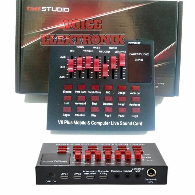 Soundcard V8 Plus taffstudio Bluetooth