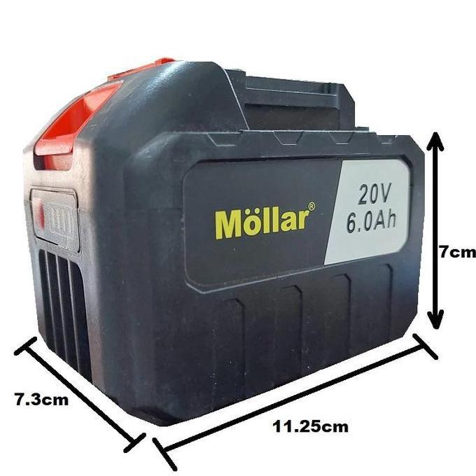 IYLBISC spare part baterai 20v 6.0Ah MOLLAR socket LXT universal