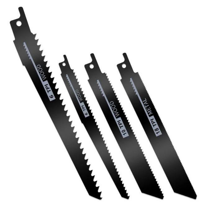 ASTAROL Mata Gergaji Reciprocating Saw Reciprocating Saw Blade Set Pisau Gergaji Kayu & Besi (6TPI /