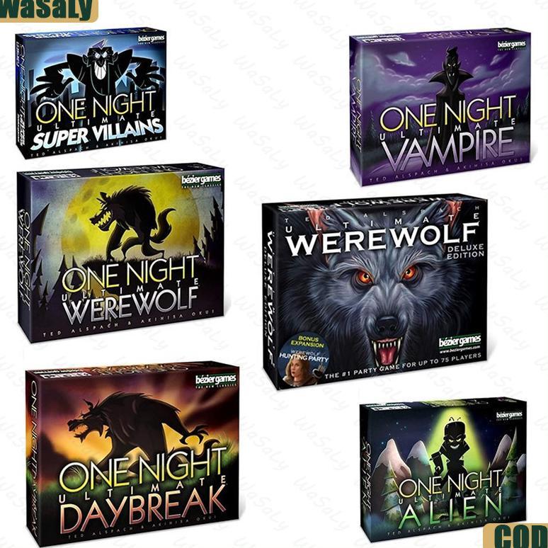 Permainan Kartu Serigala Serigala Satu Malam Terakhir Ultimate Werewolf board game Mainan permainan 