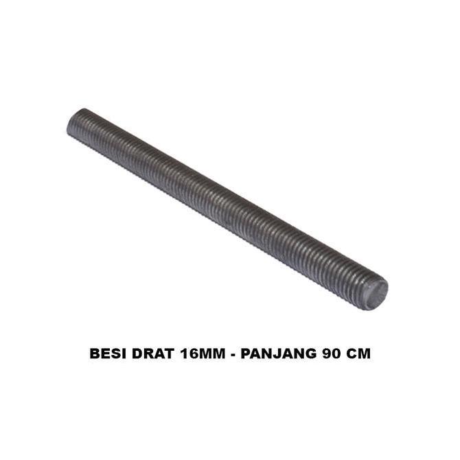 ASTAROL EELIC BED-M16X90 Besi drat ulir diameter 16mm x panjang 90 cm cocok untuk perakitan mesin DI