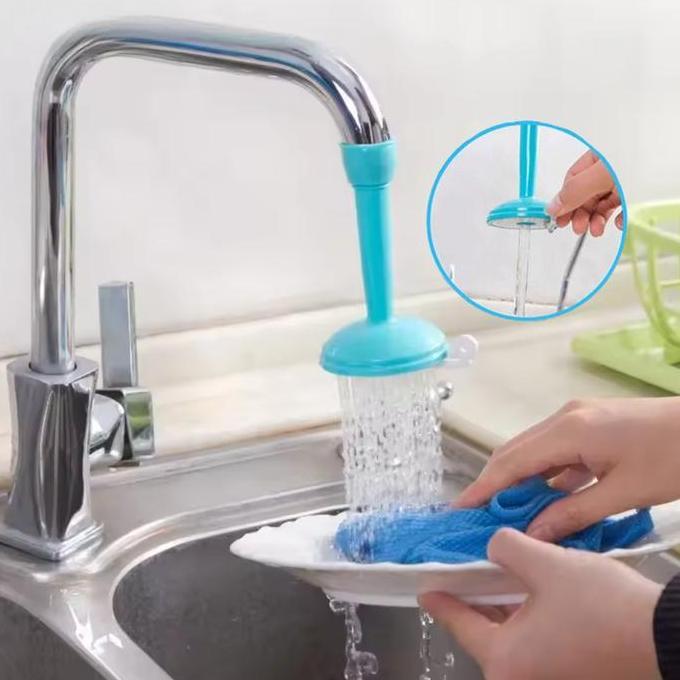 YOGSIXO Sambungan Kepala Kran Wastafel Konektor Plastik Sprayer Cucian Piring Flexible Universal