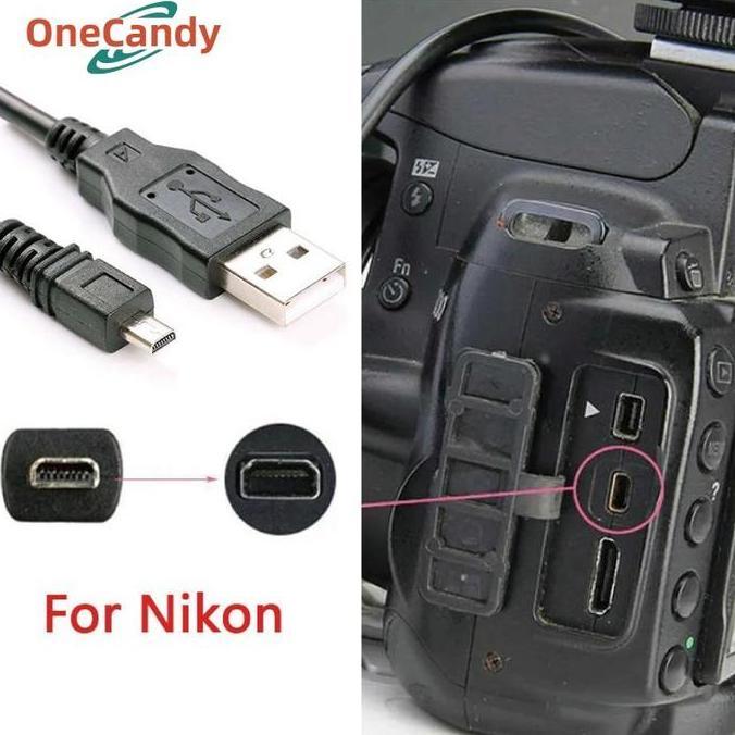 AHROKA 150cm Kabel Data / USB Cable UC-E6 2.0 8Pin For Nikon DSLR Coolpix S2500 S2700 S3500 D7500 D7