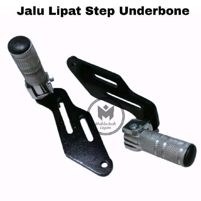 Crestinshop55 - Footstep Underbone Belakang New Model Lipat Satria Fu Sonic 150R Jupiter Mx Fotstep.