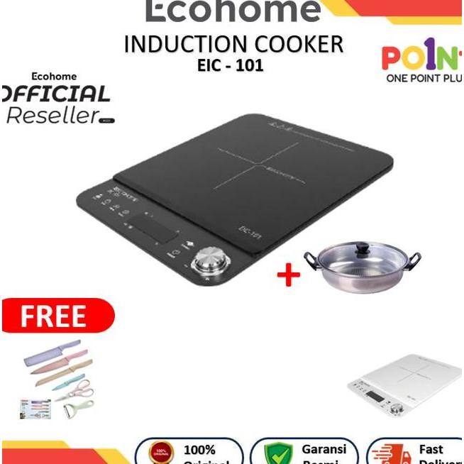Ecohome Kompor Induksi Low Watt Induction Cooker Kompor Listrik
