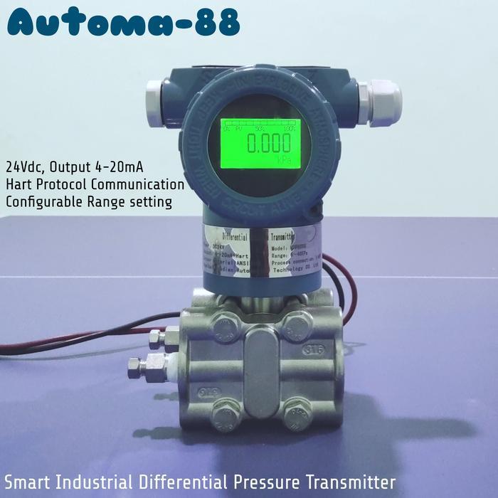 WISNER HDP-6000 DPT Differential Pressure Transmitter 4-20mA 2 wire 24V DC HART protocol Bukan Rosem