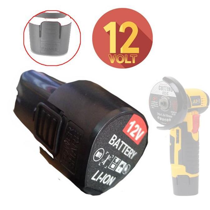 IYLBISC JLD II Baterai Cadangan 12V Li-on untuk Gerinda Mini Brushless 3inch Batre Battery 12 Volt L