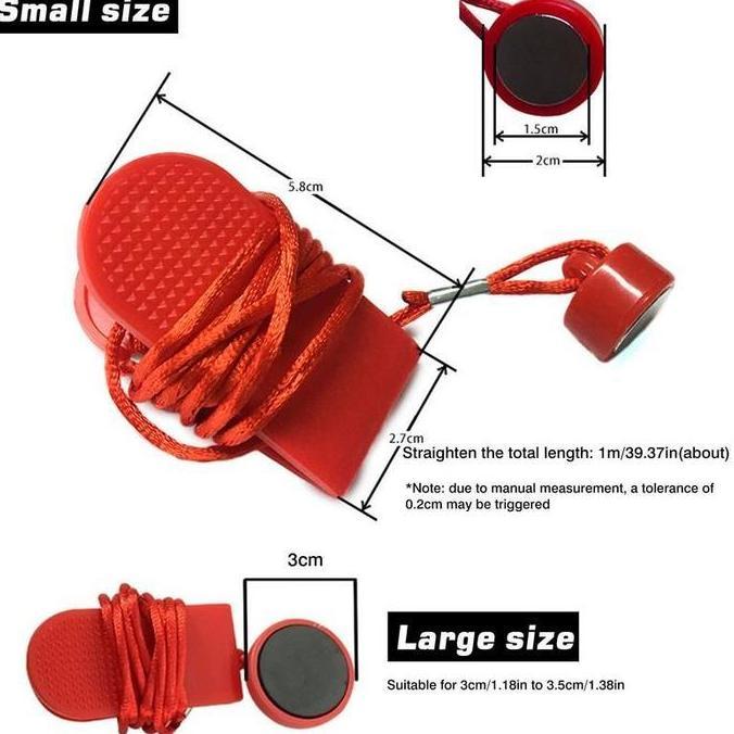 AHROKA Kunci Treadmill Magnet Treadmill Safety Key Universal Safety Key Treadmill Untuk Fitness Lari