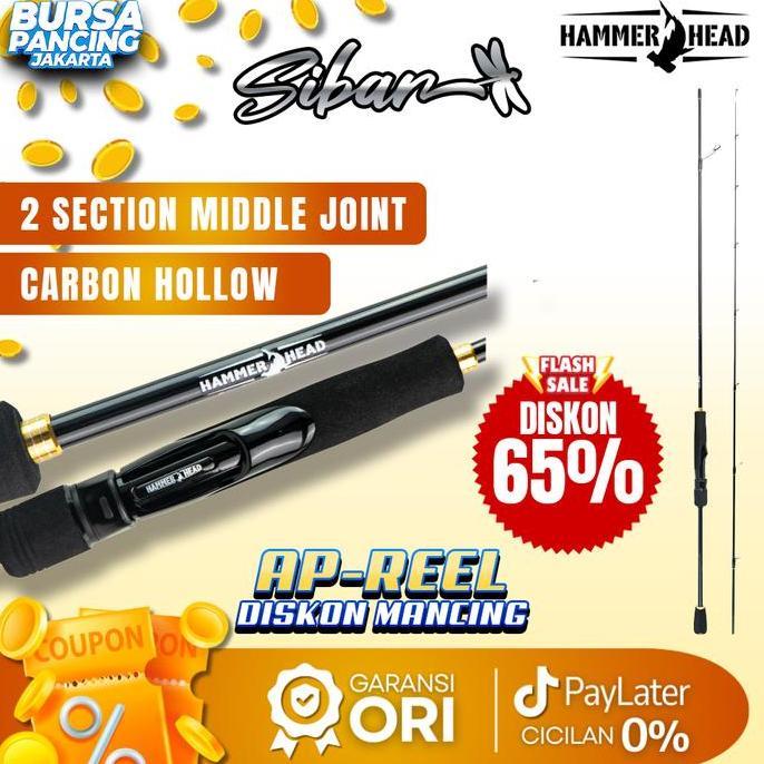 HAMMER HEAD Joran Spinning SIBAR Ultra Light UL Master S662UL S702UL X24 Solid Carbon EVA Handle 2 S