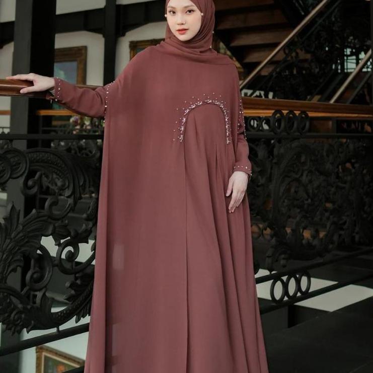 Diskon Abaya Syahira Set Abaya Syar'I Abaya Set Arab Abaya Set Ceruty Babdoll Abaya Set Mutiara Abay