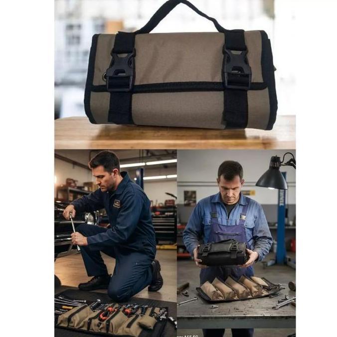 Toolsbag tas perkakas toolkit toolbox alat pertukangan kompartement