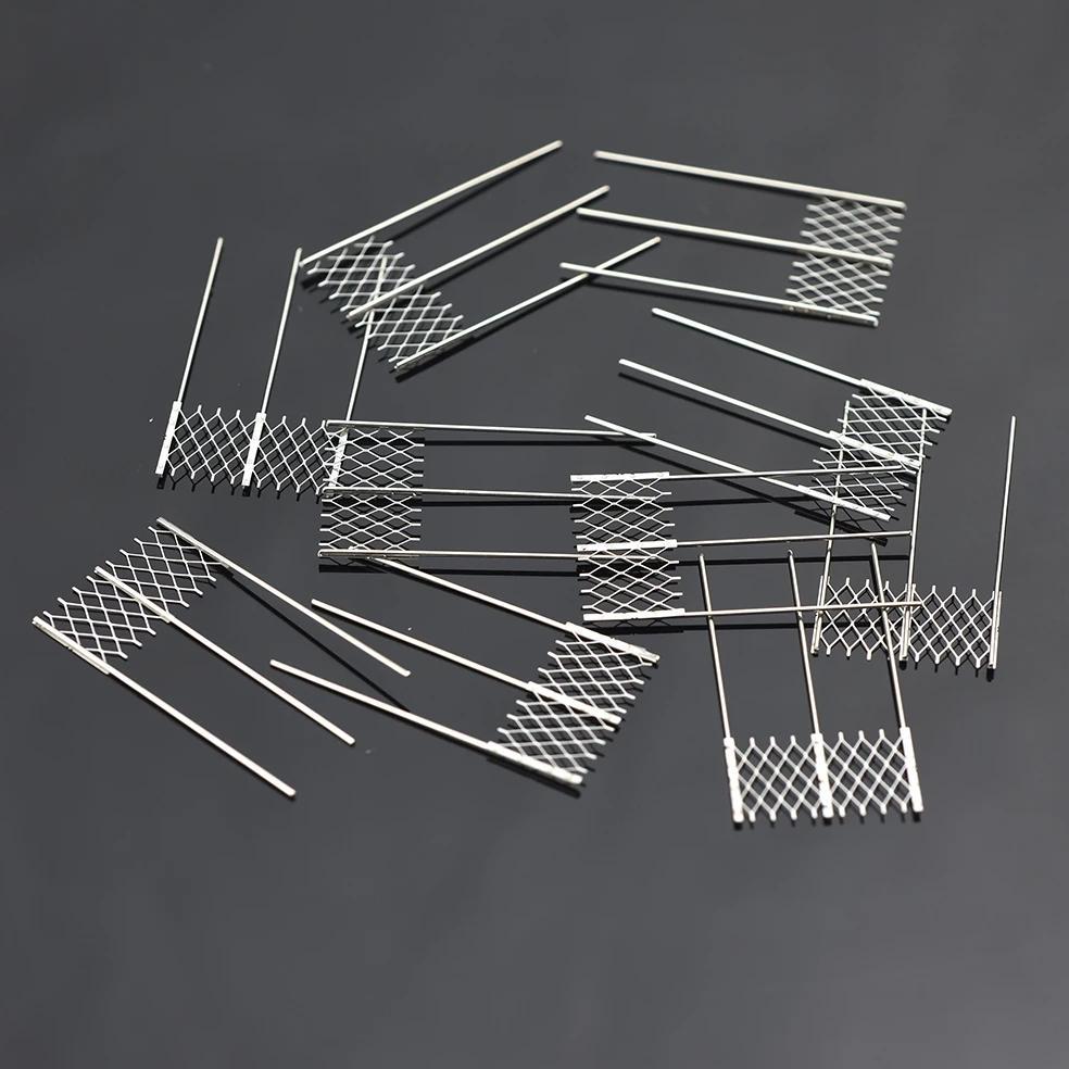 10/20/50/100pcs DIY Rebuild Resistance 0.2 0.15ohm Mesh TPP Style 3-Legs Heat Wire Repair Accessorie